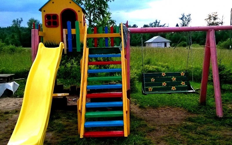 Горка 2,8 метра стеклопластиковая все цвета - горка для детских городков.JPG